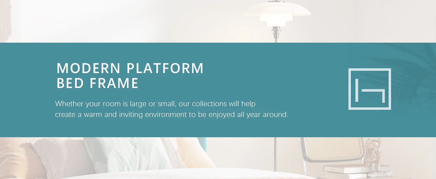 HOOMIC Upholstered Platform Bed Frame with Vertical Channel Tufted Velvet Fabric Adjustable Headboard Allewie