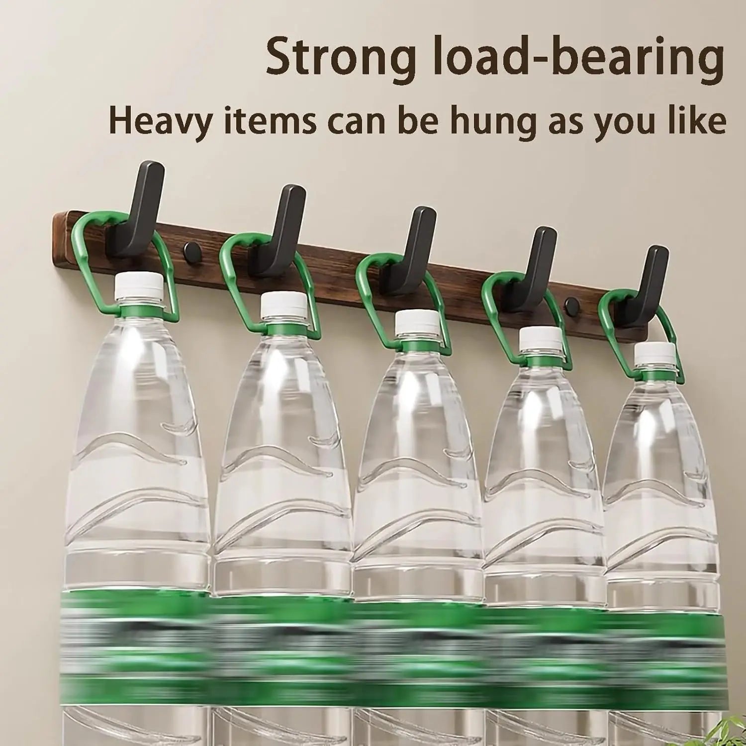 Coat Rack Wall Mount Entryway Wall Hanger for Towels Wooden Coat Hooks Hook Storage Rack for Bedroom Bathroom Kitchen